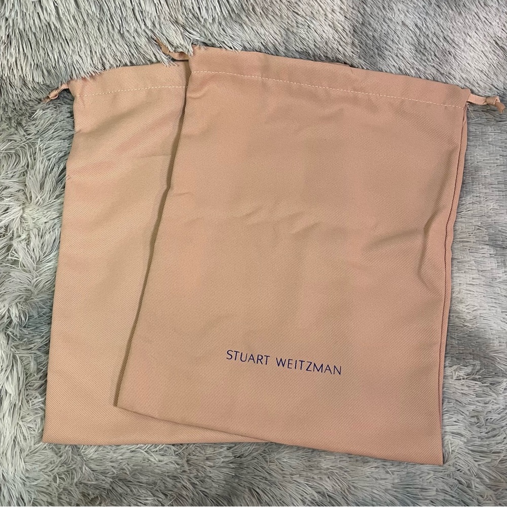 Stuart Weitzman Pink Dust Bag, Set of 2